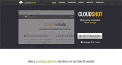 Desktop Screenshot of cloudshot.com
