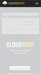 Mobile Screenshot of cloudshot.com
